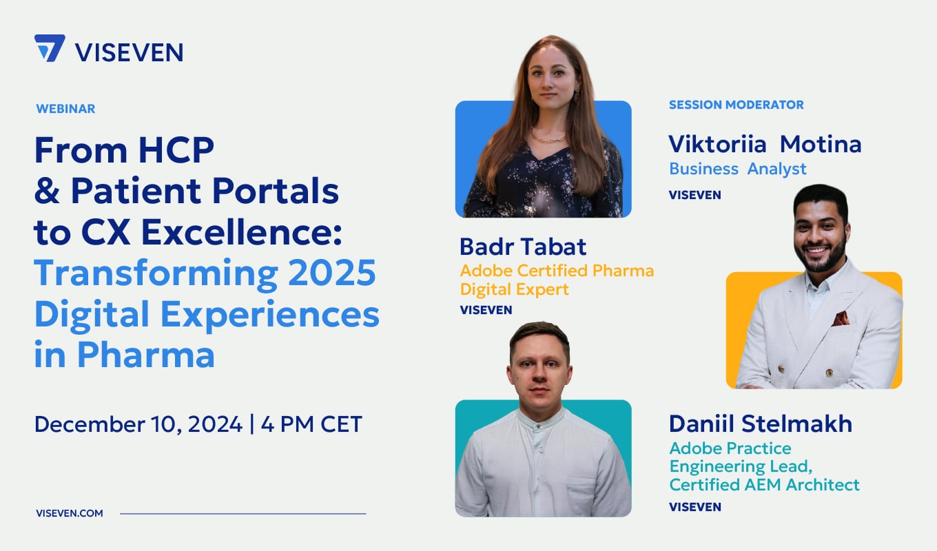 From HCP & Patient Portals to CX Excellence: Transforming Digital Experiences in Pharma
