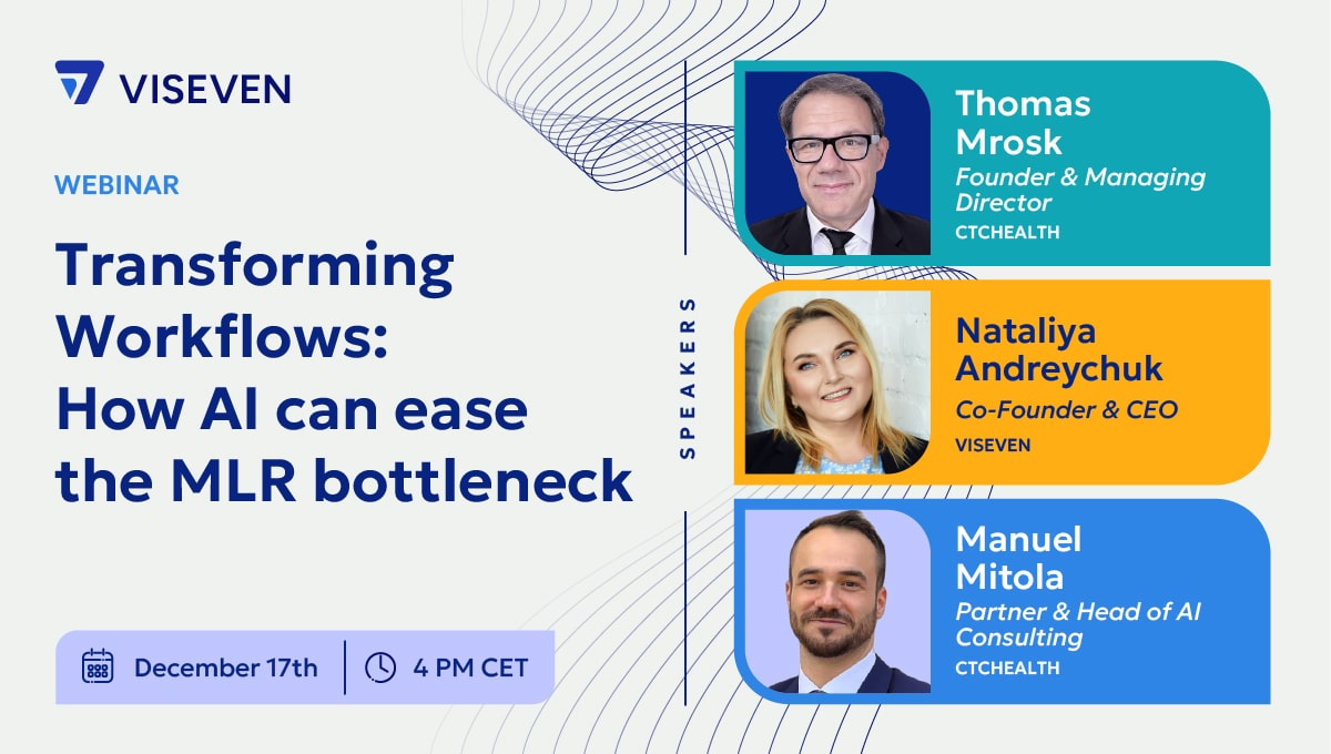 Transforming Workflows: How AI can ease the MLR bottleneck