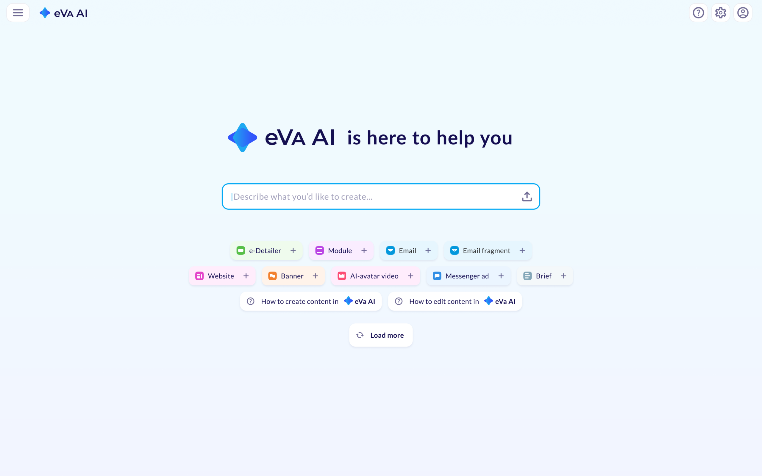 eVa AI agent 