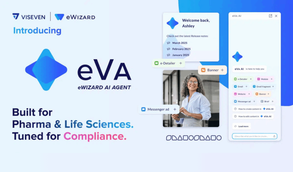 eVa AI Agent for pharma content marketing