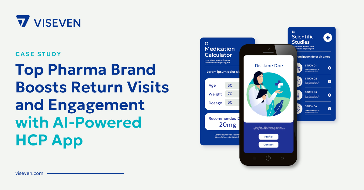 Top Pharma Brand Boosts Return Visits and Engagement With AI-Powered HCP App 