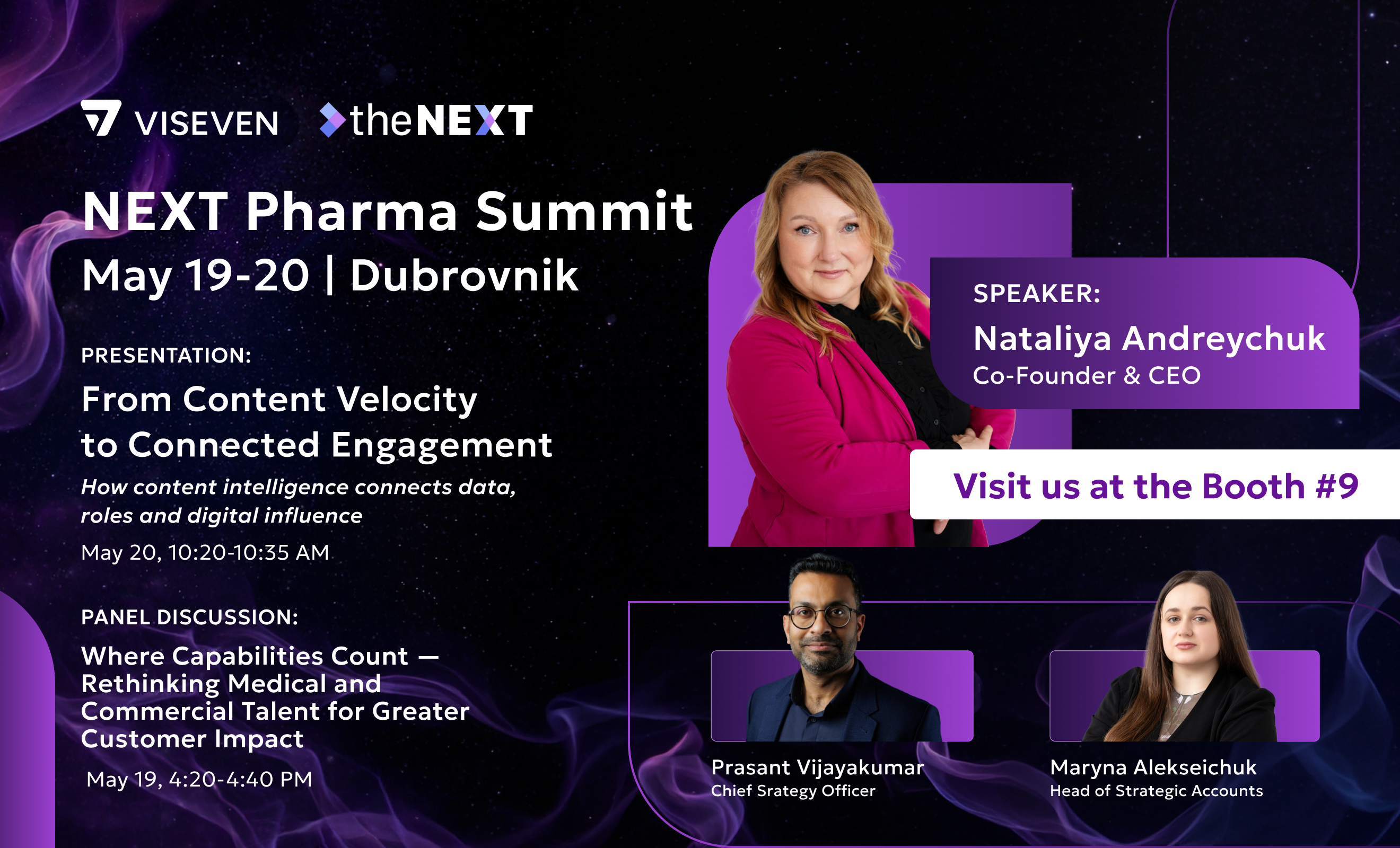 NEXT Pharma Summit 2026 in Dubrovnik, Viseven